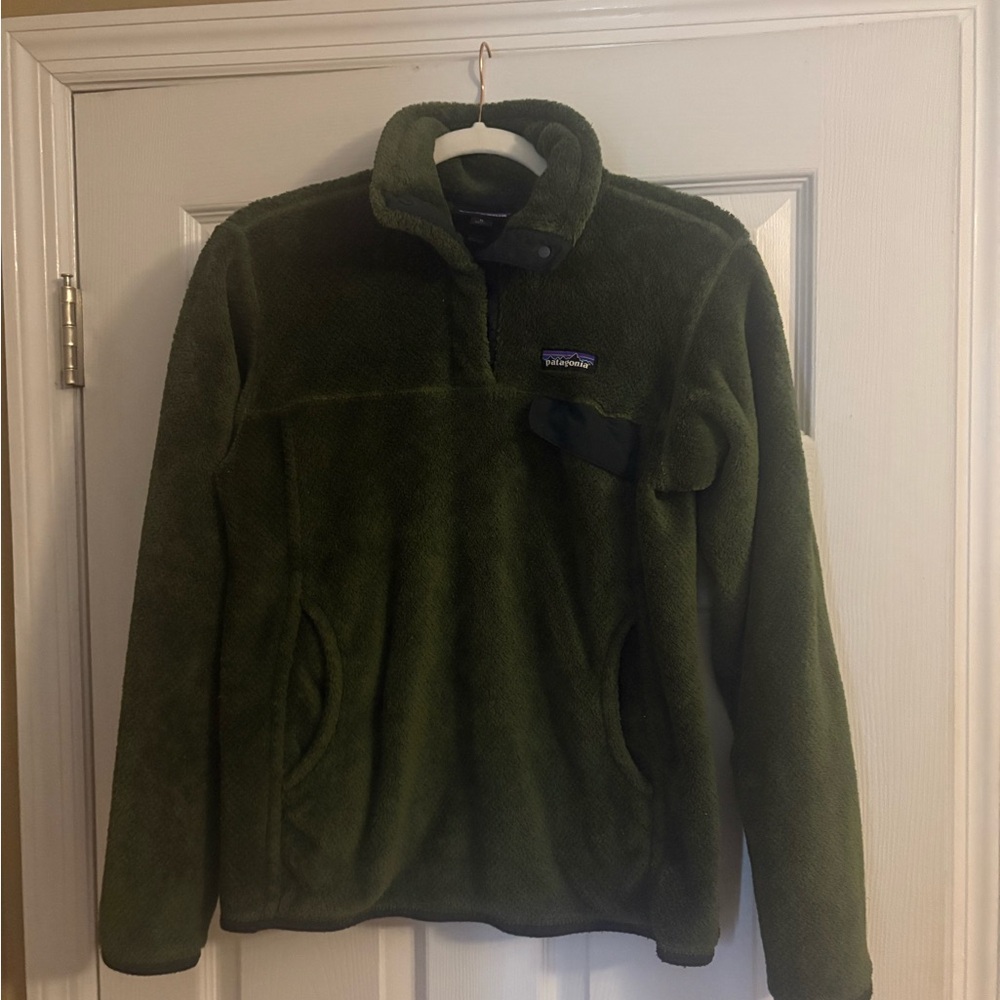 Patagonia Olive Fleece Jacket